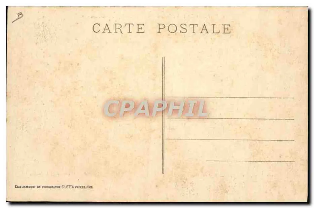 Observatorium von Nice - Mont-Gros — Verlag Giletta, Foto. Nice, Nr. 102 - Rückseite