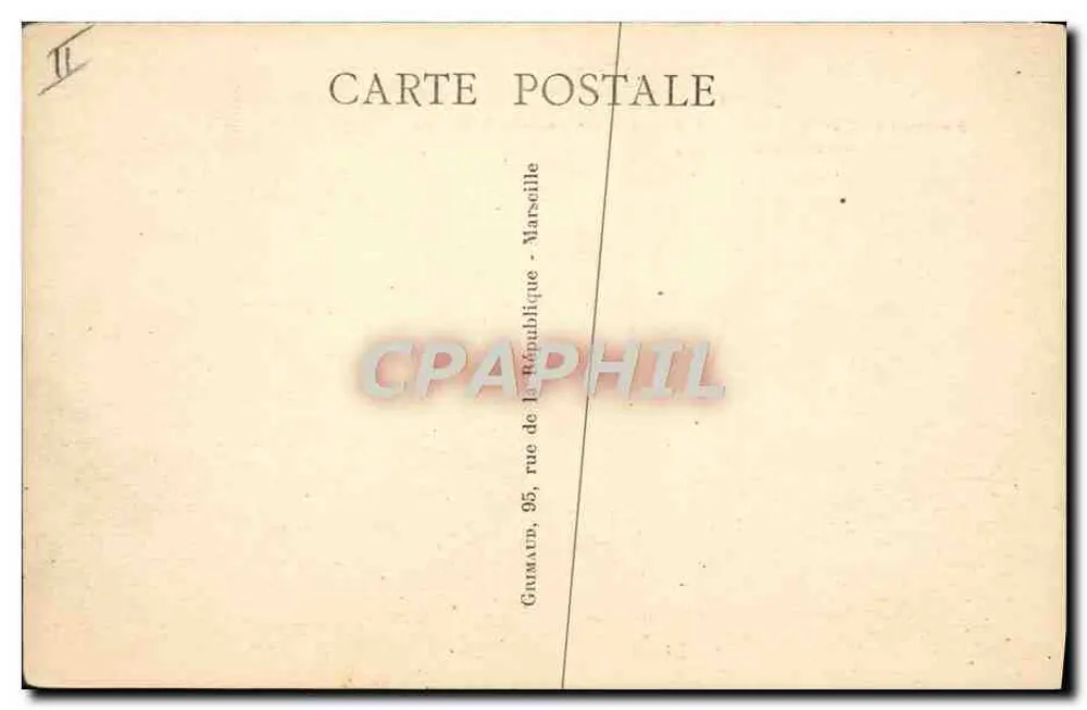 Dampfschiff ABDA — Dampfschiff der Compagnie Paquet für schwere Meeresbedingungen — Grimaud, 95, rue de la République, Marseille - Rückseite