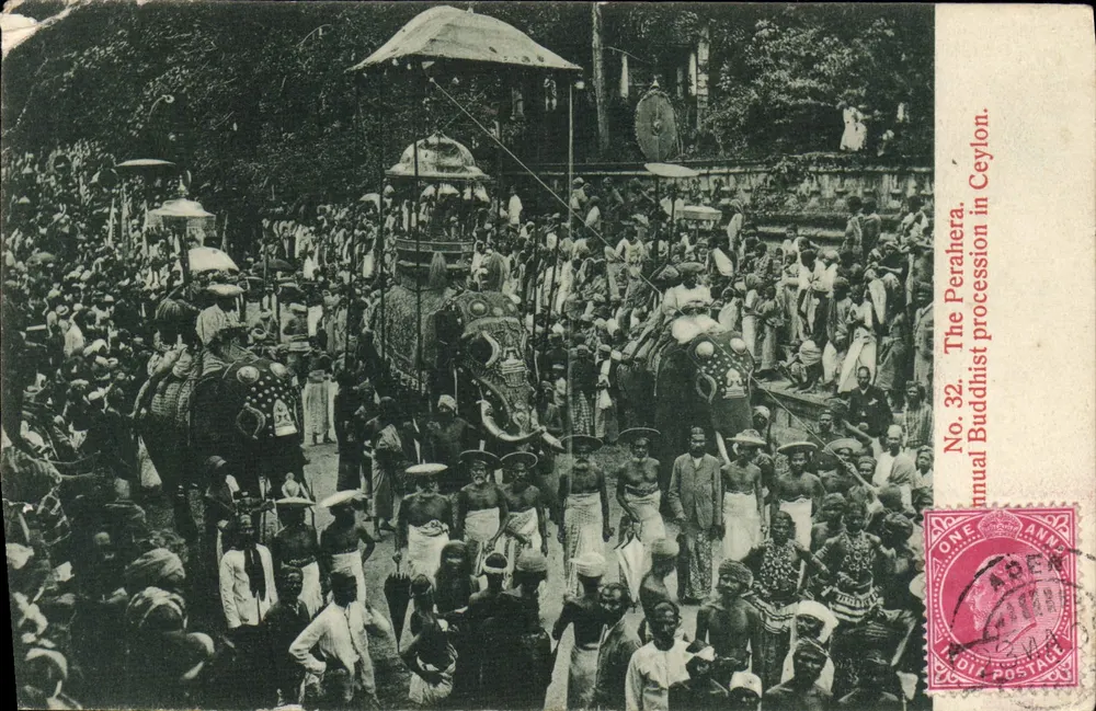 पेरहेरा — सीलोन में वार्षिक बौद्ध प्रक्रिया — एडन के संस्करण - आगे