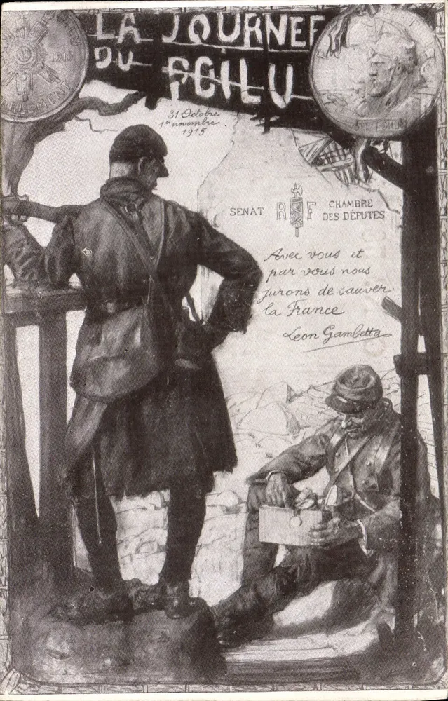 Journées du Poilu — 31. Oktober - 1. November 1915 — Verlag: Journaux du Poilu, Paris - Vorderseite