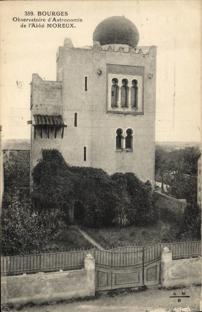 Bourges — Astronomisches Observatorium des Abbé Moreux — E. Maquaire, Verlag Bourges - Vorderseite