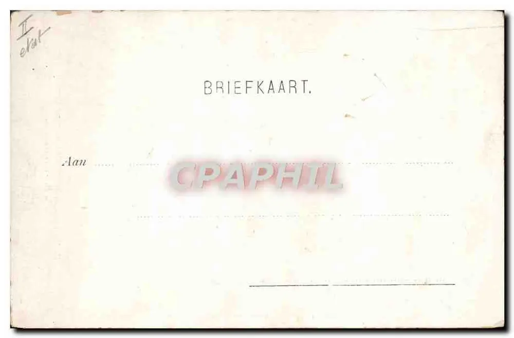 H.M. Koningin Wilhelmina en Haar Gemaal Z.K.H. Prins Hendrik — photographie de studio par Uits Blankwaardt & Schoonhoven, 's-Hage - Verso