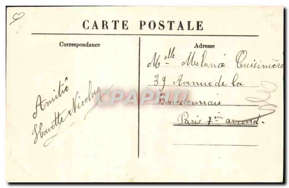 Montsoult (S.&O.) — Villa Bethanie. Le Foot-Ball. — Edition Union des Œuvres - Verso