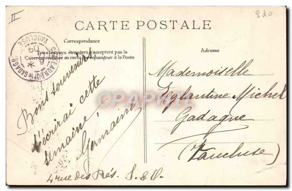 Enghien-les-Bains — Ansicht des Fußballs — Verlag ELD, Nr. 14 - Rückseite