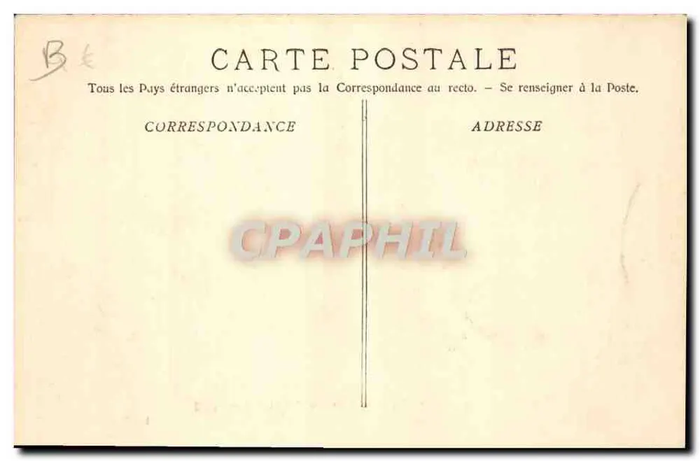 O Bougainville — Aviso de Transporte — A. Bougault n°570 - Verso