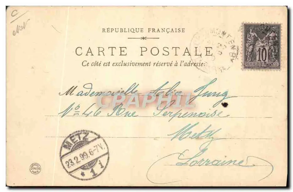 Moulin de la Galette — Montmartre — G. Rouxon - Rückseite