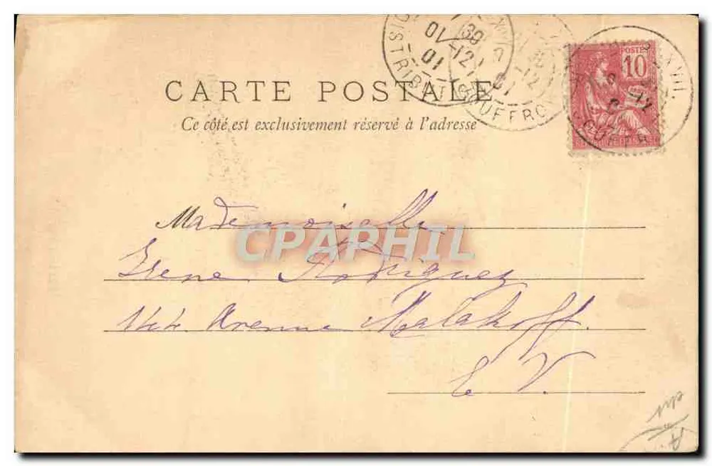 M. Coquelin Aîné — Nos Atores — Edit. P.M. Paris - Verso