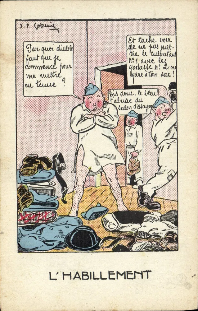 Die Kleidung — J.P. Grémaud — Serie II - Vorderseite