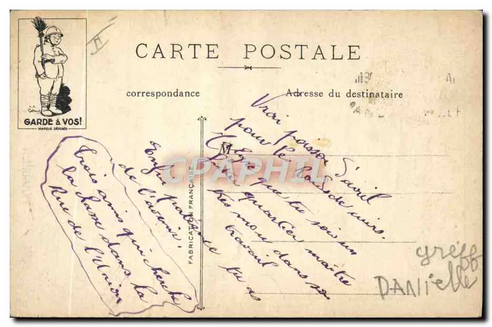 Matrose ruft 'Ca va décrasser!!!' — J.P. Godreuil, Verlag FOURRIER - Rückseite