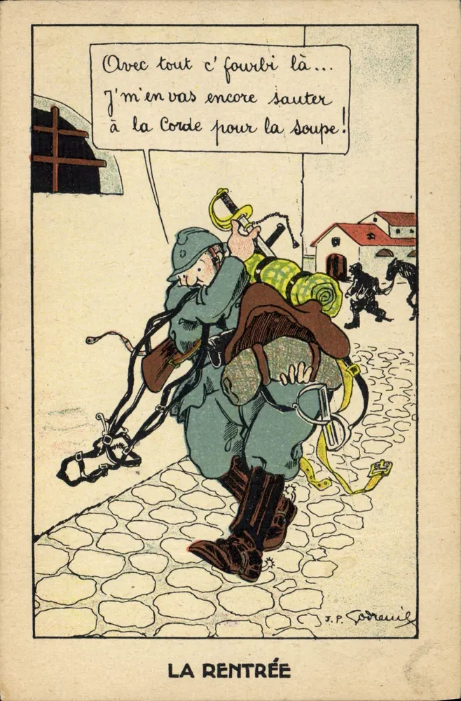 Soldat in Felduniform — Die Rückkehr — J.P. Sodrauïl - Vorderseite