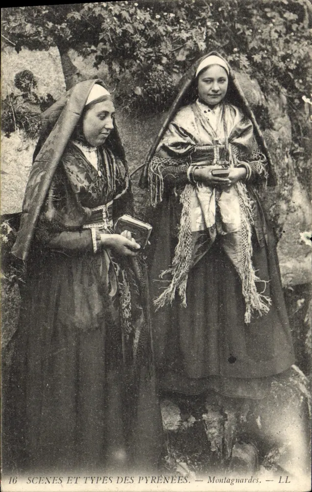 Montagnardes — Cenas e tipos das Pirineus — LL - Frente