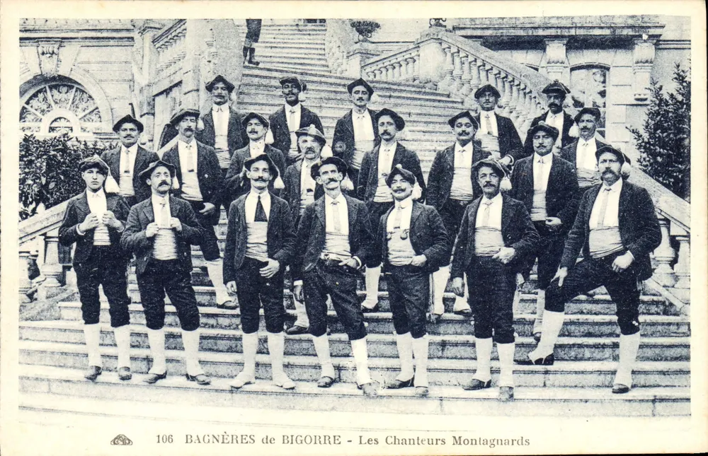Bagnères-de-Bigorre — Les Chanteurs Montagnards — unbekannter Verlag, Nr. 106 - Vorderseite