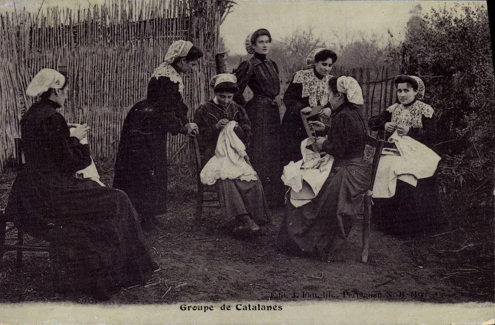 Grupo de catalãs — Editor L. Faur, lib. Péliguian N. B. (Troyes) - Frente