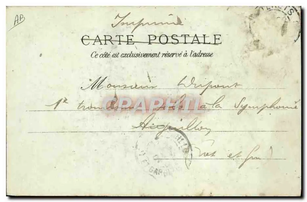 HAUTES-PYRÉNÉES - Trachten der Region — Verlag A. F., Jaurènes - Rückseite