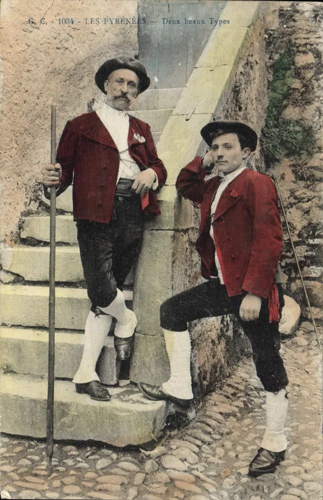 Os Pirineus — Dois belos Tipos — G.C. 1084 - Frente