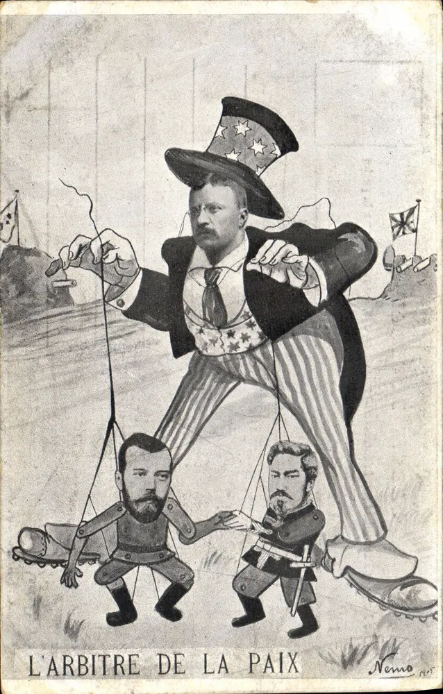 Der Friedensrichter — politische Karikatur — Nemo 1917 - Vorderseite