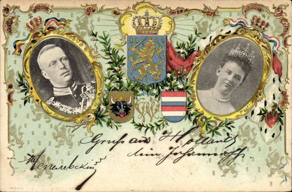 Graaf van Holland — Retrato do príncipe e da princesa — Richoy - Frente