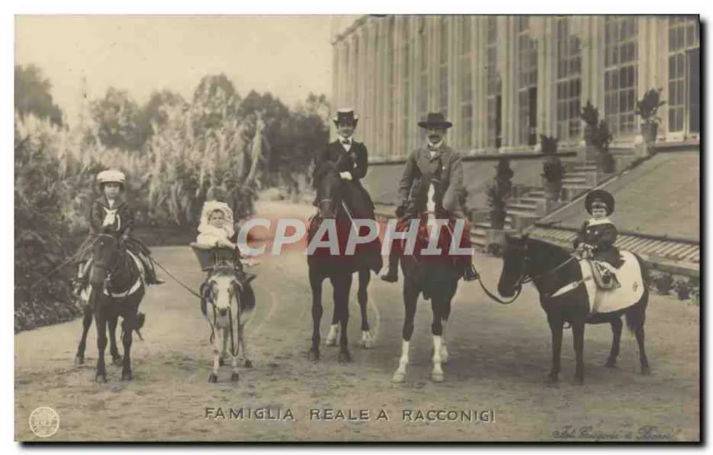Königliche Familie in Racconigi — Verlag: Ed. Cugnani & Boni - Vorderseite