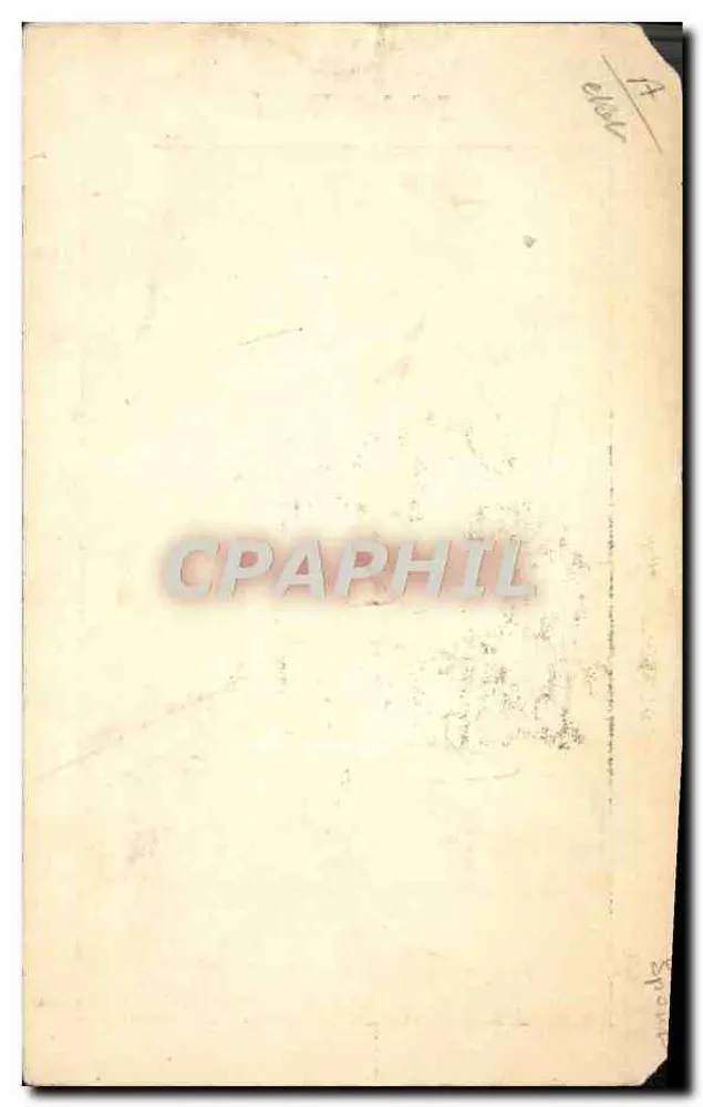 Kid Paul — boxeador — cartão postal publicitário - Verso