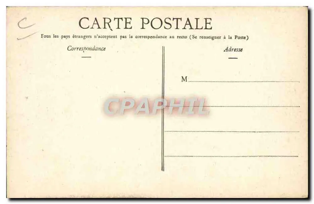 Carpentier en zijn Duitse hond — 1914 — 'GEO.' 94 - Achterkant
