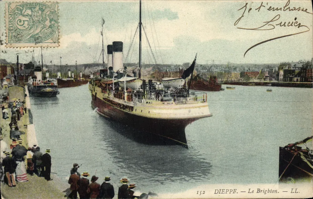 Dieppe — O Brighton — LL. — Editor LL, n° 152 - Frente