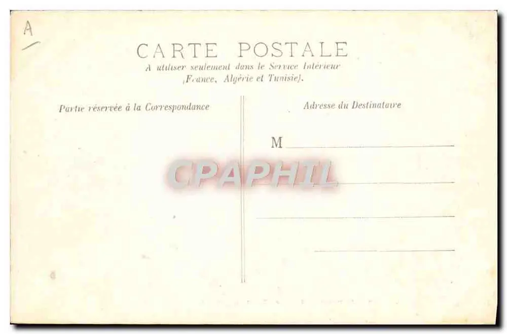 Le Havre — Abfahrt des Transatlantikschiffes "La Champagne" — N.G. n°48 - Rückseite