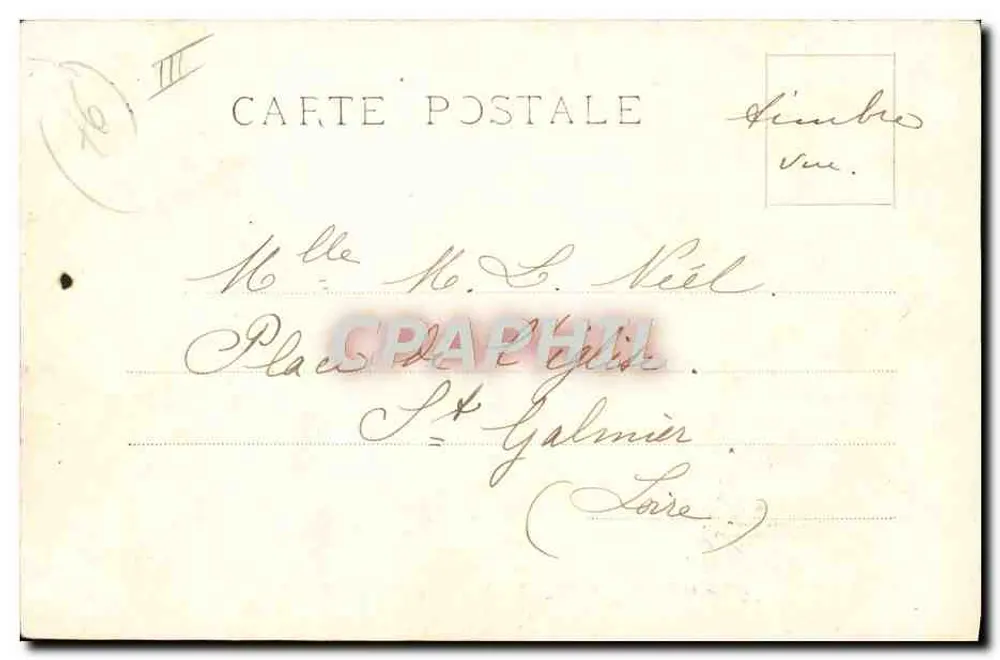 Le Havre — Abfahrt des Transatlantikschiffes 'La Champagne' — N.G. n°48 - Rückseite