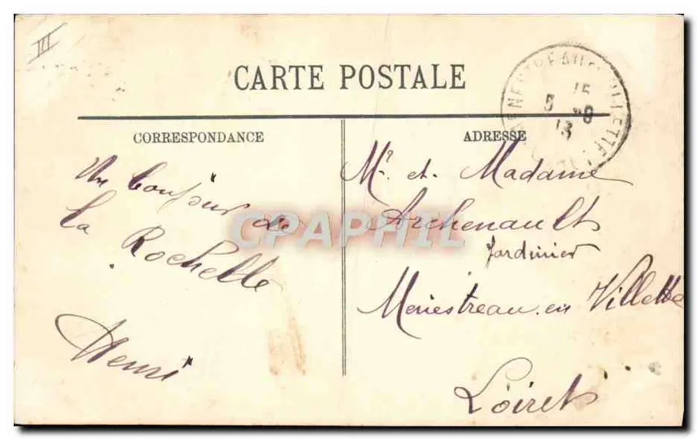 An den Seebädern — LL. — Verlag LL, Nr. 5050 - Rückseite