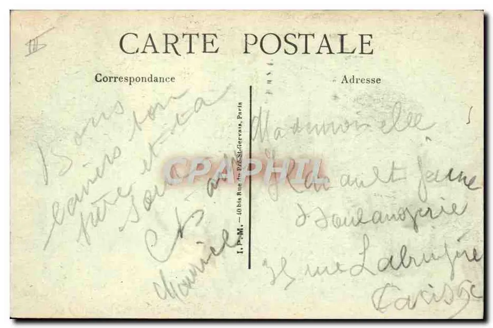 Leão — desenho a lápis — editor desconhecido, n° 237.1 - Verso
