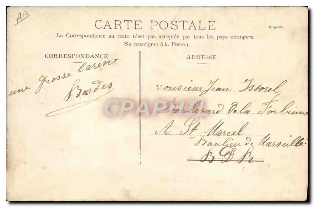 As Pirineus — Mulheres camponesas indo ao mercado — A. Villatte, editor, Tarbes - Verso