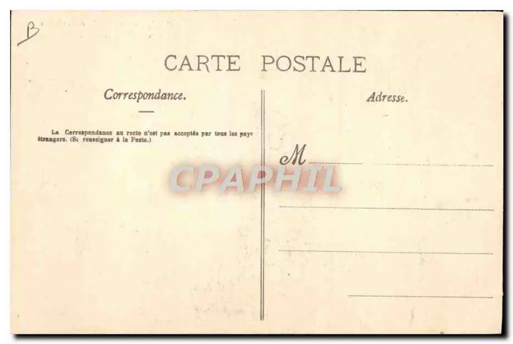 Os Pirineus — Pequeno descanso após o « Branle » — C.C. 1927 - Verso