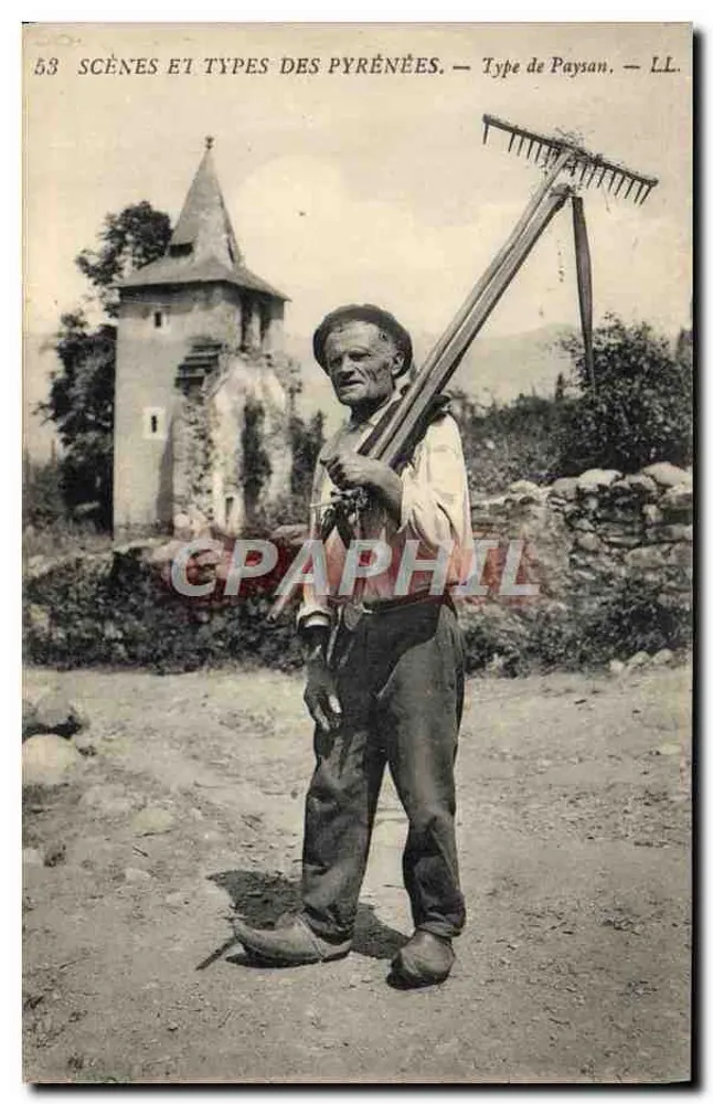 पायरीनीज के किसान — किसान के प्रकार — LL. — पायरीनीज के दृश्य और प्रकार, संख्या 53 - आगे