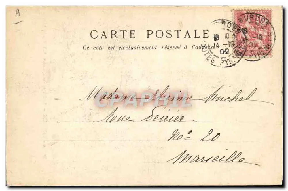 Lourdes - Pasterz z Pirenei — Wyd. Lourdes n° 350 - Rewers