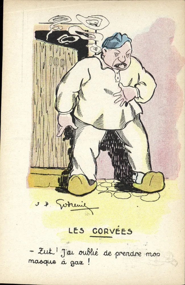 As Corvées — J.P. Sutreni — Garde à Vos! n° II - Frente