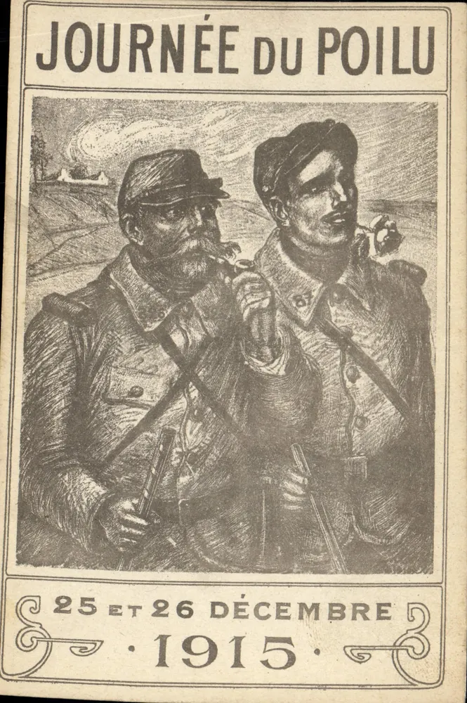 Tag des Poilus — 25. und 26. Dezember 1915 — Impressions Artistiques, Marque NEO, Paris - Vorderseite