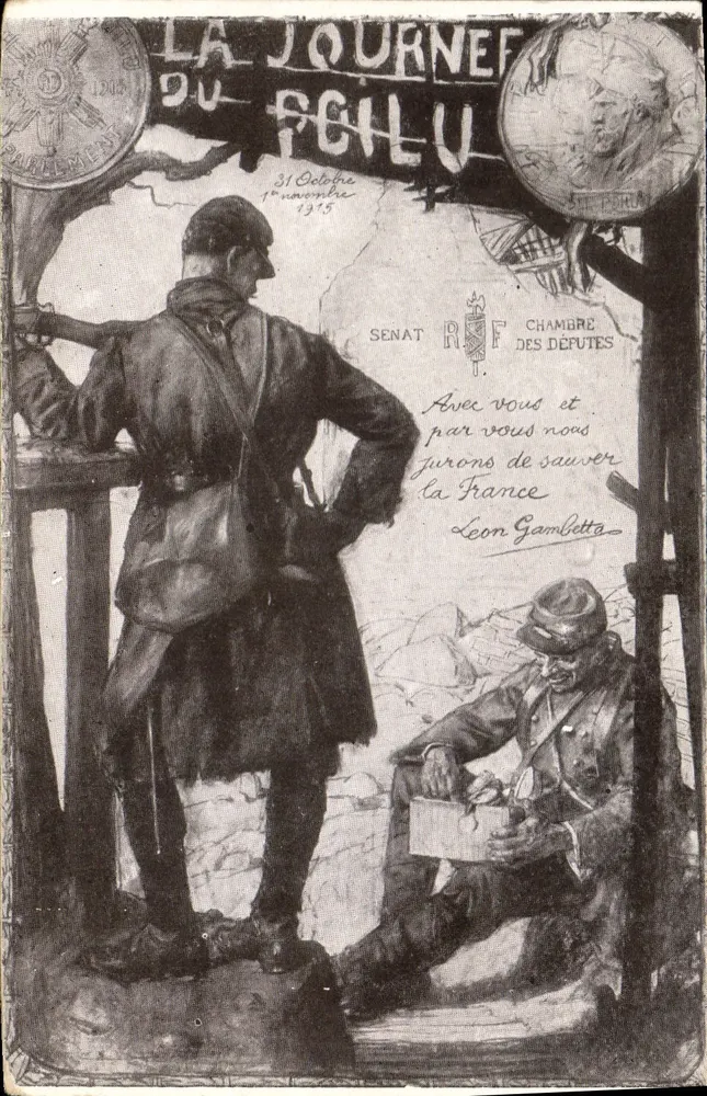 Días del Poilu — 31 de Octubre - 1 de Noviembre 1915 — G N° 786010 - Anverso