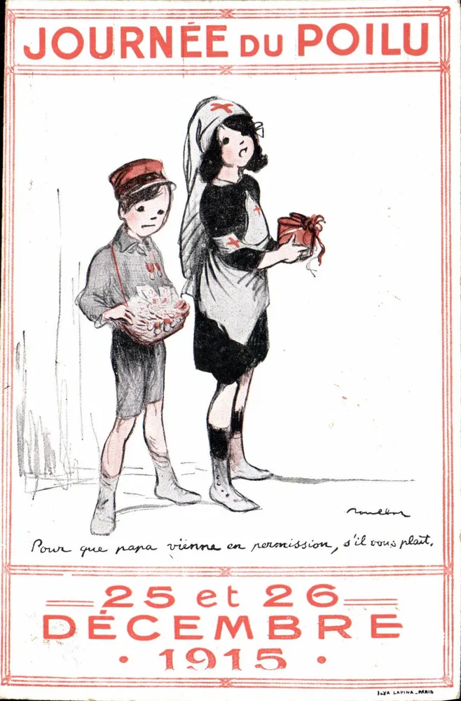 Tage des Poilus — Tag des Poilus — J. Lapina, Paris - Vorderseite