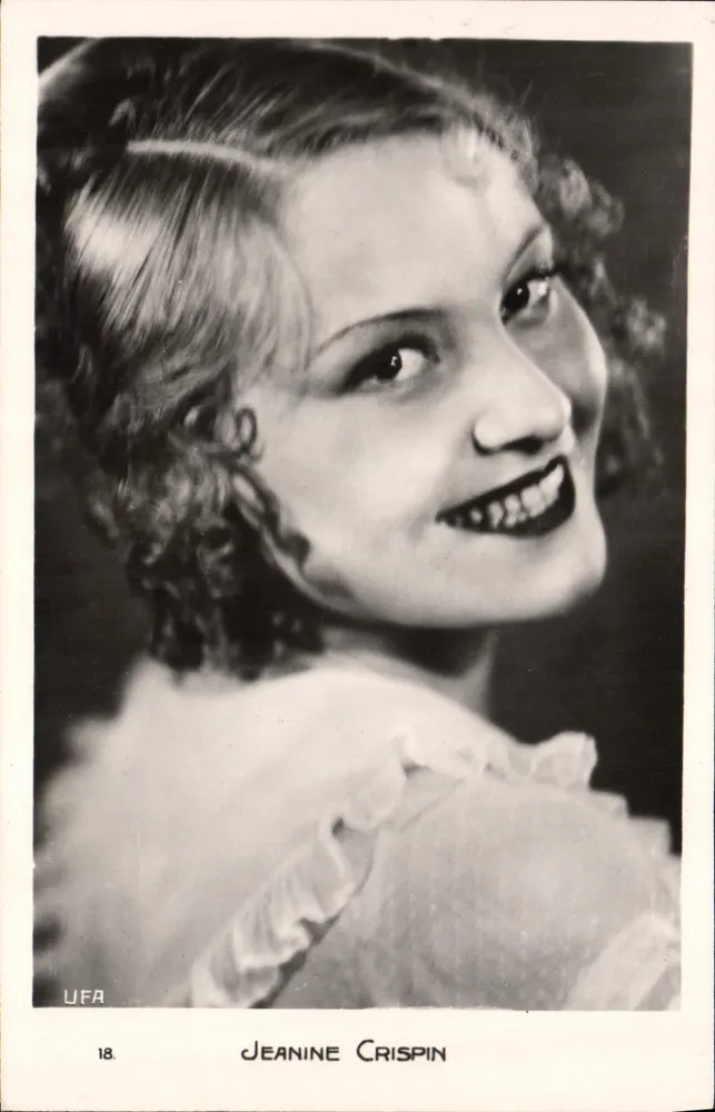 Jeanine Crispin — retrato de cinema — UFA, n°18 - Frente