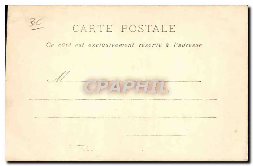 Hommage des Femmes de France à la Reine d'Italie — A.L. BANIA, série n° 1038 - Verso