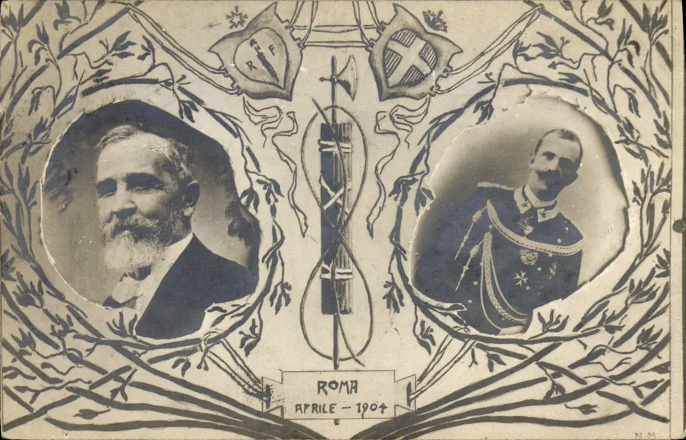 Rom - April 1904 — Porträts zweier Männer — Verlag N.M. - Vorderseite