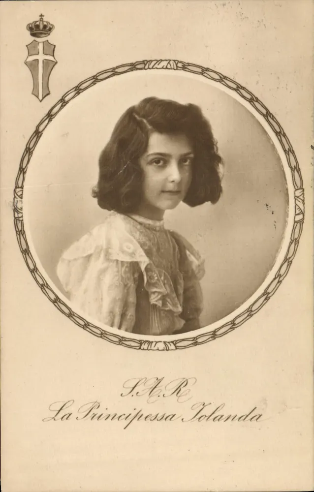 Princessa Iolanda — S.A.R. — Wydawca Carlo De Marchi, Terni - Awers