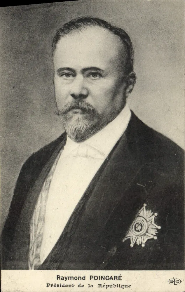 Raymond Poincaré — Präsident der Republik — E.D. (Verleger) - Vorderseite