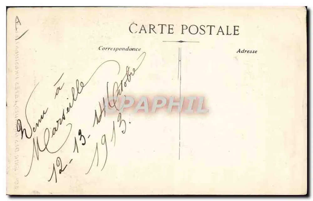 Raymond Poincaré — Präsident der Französischen Republik — Erinnerung an die großen Präsidentenfeiern - Rückseite