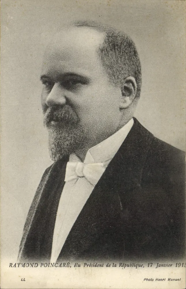 Raymond Poincaré, Gewählt zum Präsidenten der Republik — 17. Januar 1913 — Foto Henri Manuel - Vorderseite