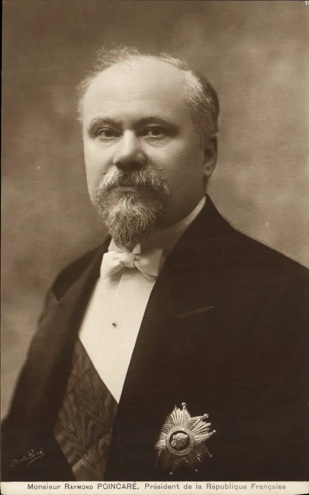Raymond Poincaré — Präsident der Französischen Republik — Photo Boub - Vorderseite