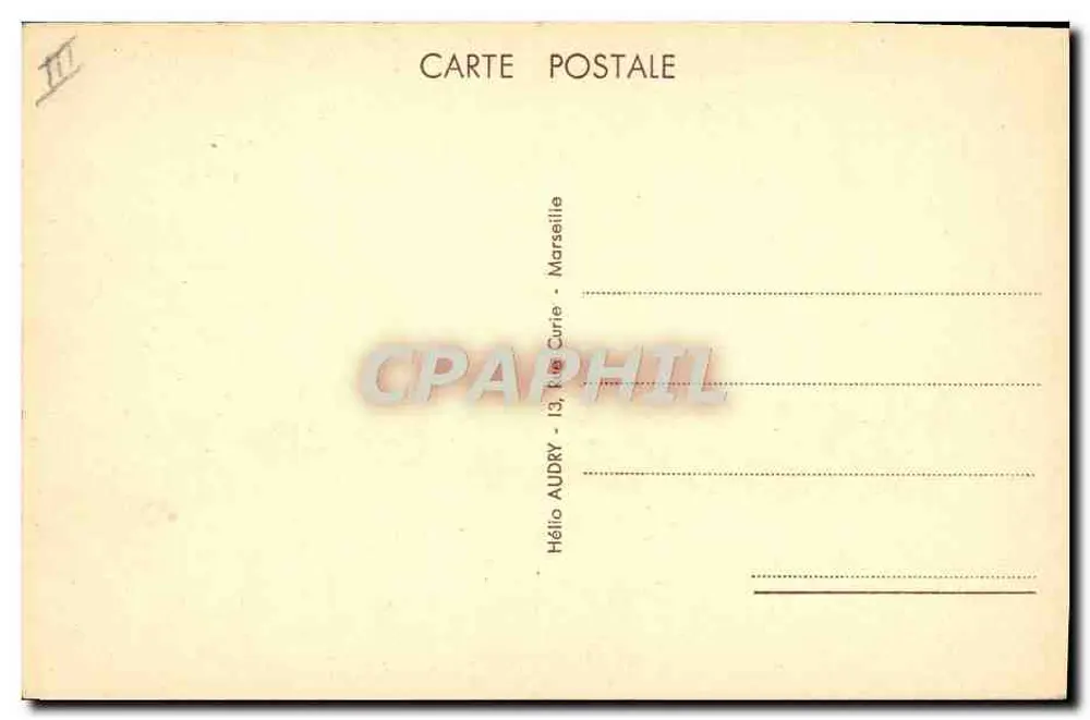Dampfschiff "El Biar" — Gesellschaft für Mischnavigation (Gesellschaft Touache) — Hélio Audry, Marseille - Rückseite