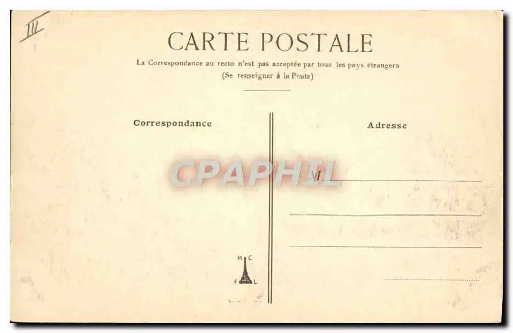 Dieppe — Abfahrt des "Brighton" - Rückseite