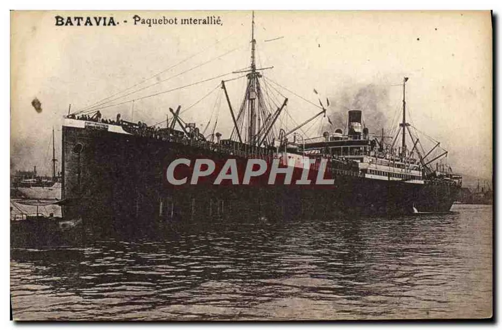 Batavia — Navio interaliado — editor não visível - Frente