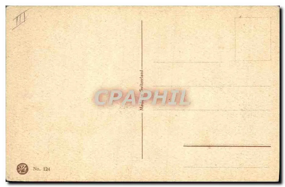 Leão em pleno galope — pintura — editor STF, n° 124 - Verso