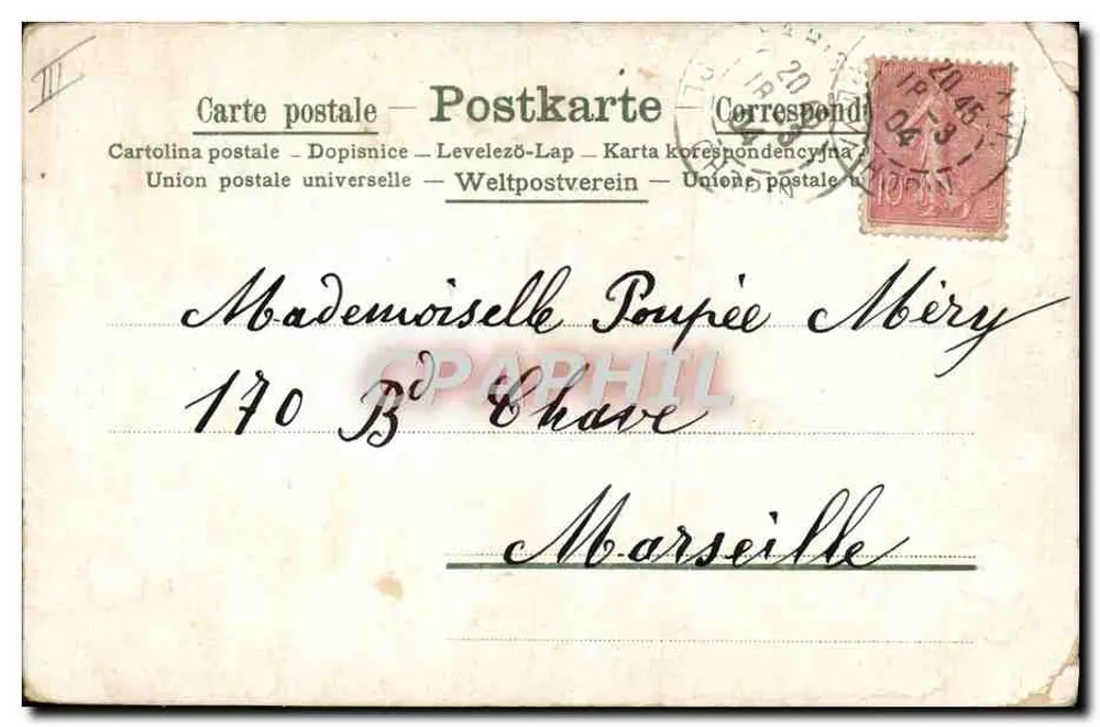 Vienne — homme en costume sur un piano — éditeur 'Pazzotti' n° 3652 - Verso